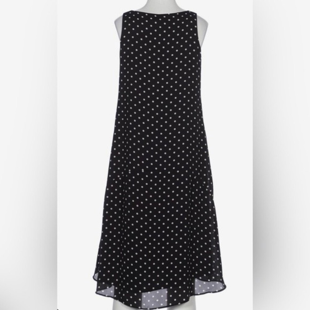 Vintage White Stag black and white polka dot midi dress size 12